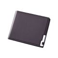 Men's PU Leather Wallet Business Multi-Card Wallet Zipper Coin Purse Credit Card Holder Two-fold Casual Pure Color Short Wallet.
