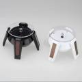 Solar Showcase Weight Limit Max 500g Solar Display Stand 360° Rotation Stage Turntable Rotating Powered Solar & Battery For Jewelry.