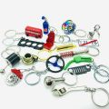 Car Speed Gearbox Gear Head Keychain Manual Transmission Lever Metal Key Ring Car Refitting Metal Pendant Creative Keychain. 