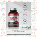 Horbaach Nitric Oxide Beet Root and Precursor with Nitrates, 180 Capsules. 