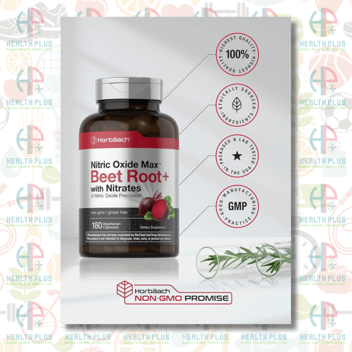 Horbaach%20Nitric%20Oxide%20Beet%20Root%20and%20Precursor%20with%20Nitrates,%20180%20Capsules%20-%20Image%205