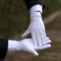 2 Pairs White Formal Gloves Men White Cotton Uniform GlovesTuxedo Honor Guard Parade Cosplay Costume Inspection Mitten Gloves. 