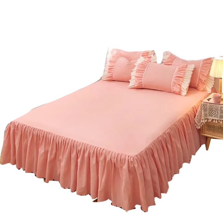 Bed%20skirt%20bedspread%20skirt%20single%20piece%20dust%20cover%20bed%20skirt%20bed%20apron%20cover%20anti-slip%20bed%20cover%20bed%20group%20girl%201.51.8%20-%20Image%205
