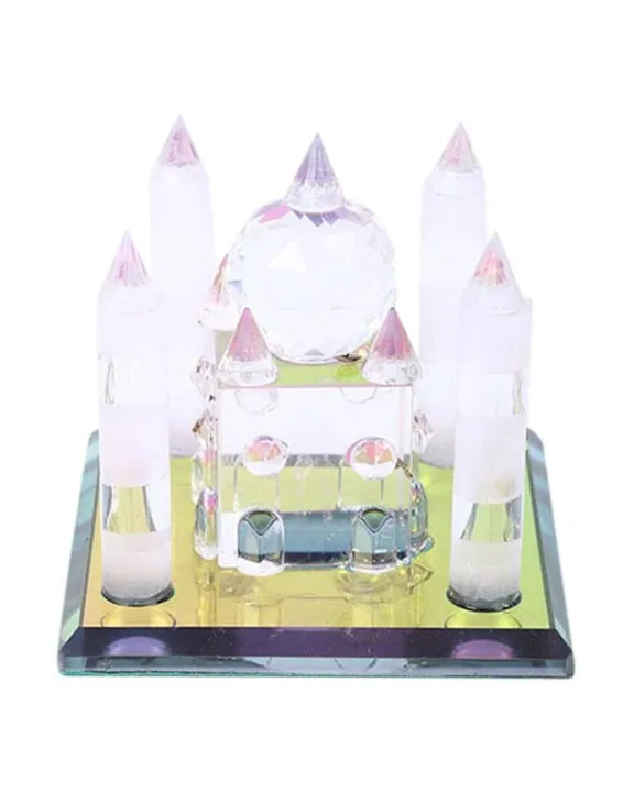 Glass%20Taj%20Mahal%20Showpiece%20-%20White%20and%20Yellow%20Decorative%20Home%20Decor%20-%20Image%202