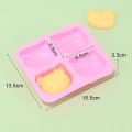 Sanrio Hello Kitty Heat Resistant Silicone Mold Chocolate Mold Shell Candy Mold DIY Cute Ice Cube Tray QQ Candy Fondant Molds.