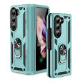Applicable to New Samsung Z Fold 5 Sergeant Phone Case Folding Car Magnetic Suction Bracket Protective Case Drop-Resistant. 