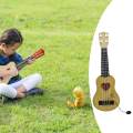 Kids Ukulele Guitar Toy Boys Brown 38x12.5cm Brown. 