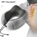 U Shaped Memory Foam Neck Pillows Soft Travel Pillow Massage Neck Pillow Sleeping Airplane.