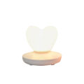 2021 LED Touch Control Table Lamp USB Rechargeable Lamp Energy Saving Romantic Heart Shape Decoration Nig.