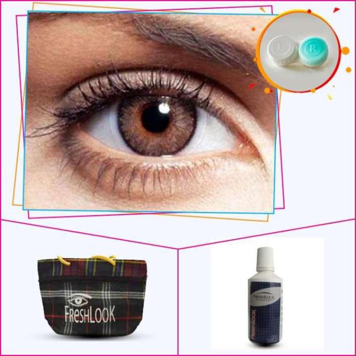 Fresh Luke Brown 2 Tone Color Contact Lens (Complete Set)