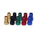 10Pcs Presta To Schrader Valve Adapter Converter Bike Tire Tube & 10 Pcs Valve Core Bike Replacement Tubeless Core.