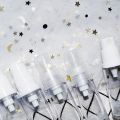 5 x 5ML 10ML 15ML Transparent Airless Pump Vacuum Bottle Plastic Travel Bottle 1/3oz 1/2OZ Airless Lotion Pump Container.