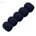 5x Wireless Microphone Windscreen Soft Windshield Foam Sponge Mic Cover 45x12mm. 