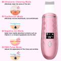 Ultrasonic Cleaner Face Scrubber Ems Ionic Massager For Face Peeling Lifting Microcurrents for Skin Care Spatula. 