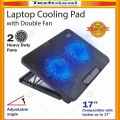 Laptop Cooling Pad | Cooler Rgb N99 With 2 Dual Fan Stand | Notebook Cooling Pad N182 With 2 Dual Fan Black. 