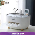 Style Tissue Box Holder Plastic Household Napkin Storage Box Practical Desk Organizer Office Tissue Box Tissue Holder.