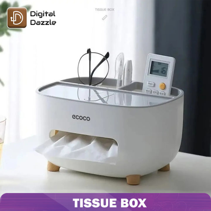 Style Tissue Box Holder Plastic Household Napkin Storage Box Practical Desk Organizer Office Tissue Box Tissue Holder