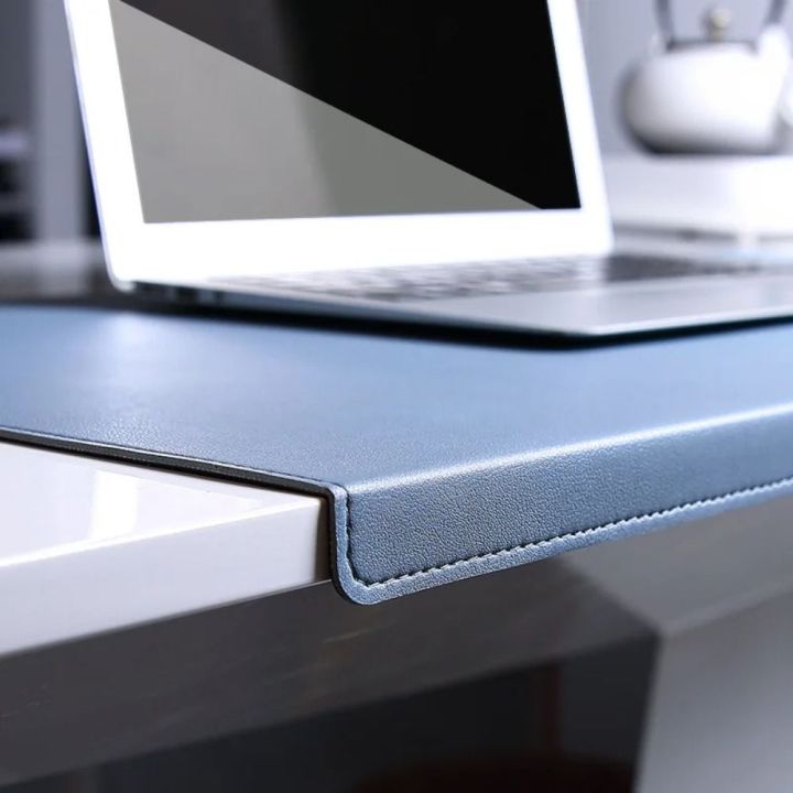 Creative Leather Office Desk Mat Folding Elbow Guard Computer Desk Pad ...