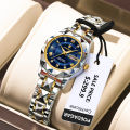 POEDAGAR Luxury Ladies Dress Watch Luminous Waterproof Week Date Woman Wristwatch Stainless Steel Women Quartz Watches reloj+box KEEMEEUYZO.