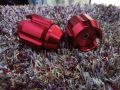 GOYO Branded Alloy Gutli Aluminum Motorcycle Front Slider Protection Cap 1 Pair Multicolor.