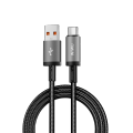 WiWU 1M Aluminum alloy Nylon braided TITAN LINK Series Charging Cable with USB-A to Type C #Wi-C054.