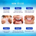 1 Box 9D Teeth Whitening Strips Food Grade Mint Flavor White Teeth Gel Tooth Whitener stickers Teeth Yellow Smoke Stains Tea Stains Oral Hygiene Care.
