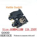 Electric Kettle Spare Parts Kettle Switch, Thermostat Auto-Cut Off Boiler Steam Jump Kettle Switch, Kettle Base, 2 Pin On/Off Switch Electric Kettle Spare Parts.