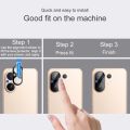 For vivo V60 5G 3D Tempered Glass Camera Lens Protector (Black Version). 