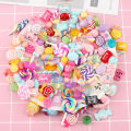 Resin Candy Lucky Bag diy Slim Fill Crystal Filler Cream Glue Phone Case Lollipop diy Material Package. 