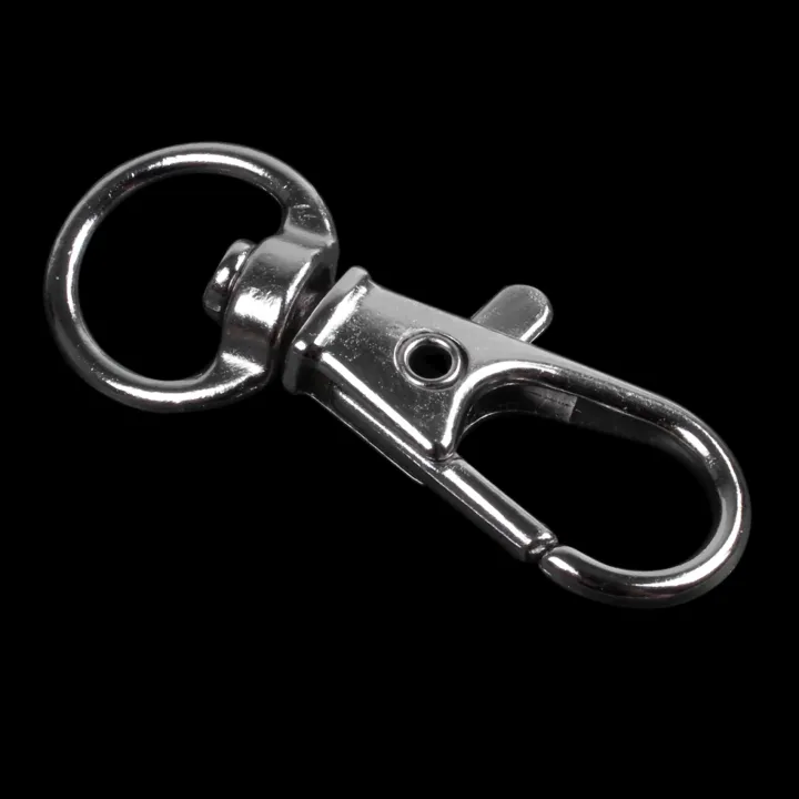 20Pcs%20Metal%20Clasp%20Swivel%20Trigger%20Clips%20Snap%20Hooks%20Key%20Ring%20Bags%20DIY%20Craft%20Silver%20-%20Image%204