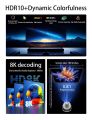 Smart Android Projector TP360 4K Home Theatre  WiFi6 Bluetooth 5.4 290 Ansi portable Projector with HDMI, USB, and Audio jack Port for Entertainment. 