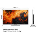 Haier -144Hz Mini LED 55 Inch Google TV With Dolby Vision. 