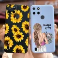 Beautiful Girls Butterfly For Realme C25Y Case Soft Silicone Back Cover Phone Case For Oppo Realme C25Y C 25 Y RealmeC25Y Fundas. 