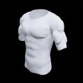 Men ABS Invisible Pads Shaper Fake Muscle Chest Tops Soft Protection Male Sponge Enhancers Undershirt. 