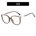 2024 Summer Trendy Women's Ultra-light Blue Light Blocking Glasses Frames for Large Face, Stylishly Slimming with Prescription Lens Compatible.