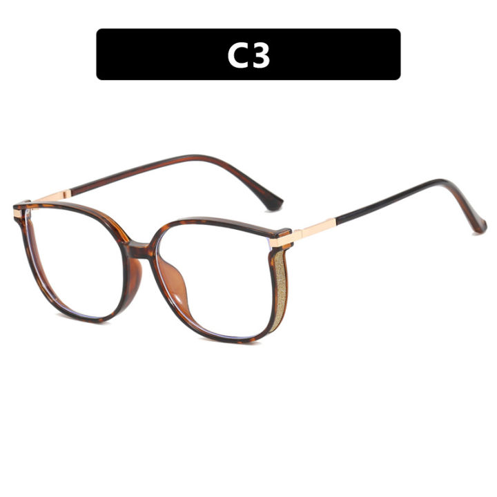 2024%20Summer%20Trendy%20Women's%20Ultra-light%20Blue%20Light%20Blocking%20Glasses%20Frames%20for%20Large%20Face,%20Stylishly%20Slimming%20with%20Prescription%20Lens%20Compatible%20-%20Image%209