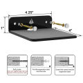 Wall Shelf Speaker Stand, Small Wall Shelf Speaker Mount for Bluetooth Speaker, Cell Phones, Toy Display Shelf (Black). 