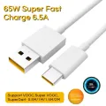 Realme Gt 5g 8 Pro X7 Narzo 30 Vooc Cable Type C 6.5A Super Fast Charge Oppo Find X3 Pro Neo Reno 6 65w Supervooc Superdart.