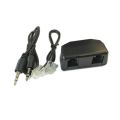 Professional Telephone Adapter For Digital Voice Recorder Telephone Line Audio Cable Line-in Cable Support 3.5mm MIC Interface. 