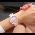 Children's Watch, Female Student Korean Edition, Simple Cute Black White Pink Candy Jelly, Fresh and Trendy Soft Girl. 