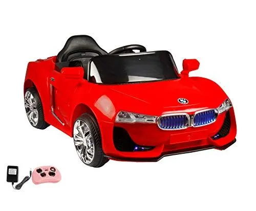 Wheel Power Baby Battery Operated Ride On Bmw Car Red Free Fidget