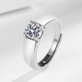 【Innovative design】TK Elegant Imitation Moissanite Ring Men's Accessories Men's Full Diamond Fashion Loose Big Men's Ring.