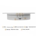 3 Speeds 20cm Intelligent Electric Rotating Display Stand Turntable F. 