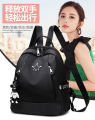 2020 Women's Large-capacity Backpack Waterproof Oxford Cloth Backpack Fashion Students School Bag Solid Color. 