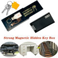 Strong Magnetic Car Key Safe Box Portable Key Lock Holder Box Magnet Outdoor Stash For Home Office Car Truck Caravan Secret Box.