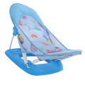 Baby Shower Chair 3 Level Adjustable Anti Slip Frame Cartoon Comfortable Baby Bath Net Chair for Travel. 