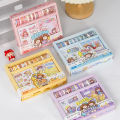 【A village Store】Kawaii Washi Masking Tape Sticker Memo Pad Set 3in1(10 Rolls Stickers+30 Sheets Memo Pad) Cute Stationery Label.