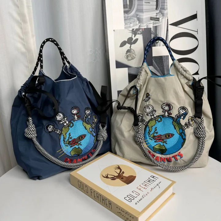 2024%20Japanese%20cartoon%20cute%20embroidered%20nylon%20eco-friendly%20shopping%20bag%20foldable%20large%20capacity%20convenient%20crossbody%20shoulder%20bag%20-%20Image%203