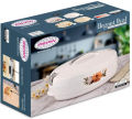 Asian Elegant Casserole Oval Hotpot 4.0 Ltr White-Beige – DLX4000. 