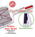 SUNMOON Type C Port (SM-3821)Mosquito killer bat (BATTERY REPLACEABLE) with charging cable electric insect killer bat. 